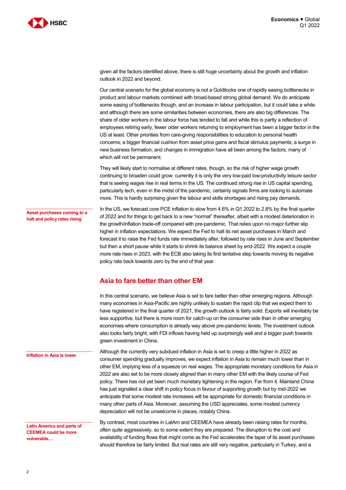 HSBC：2022年Q1全球宏观经济展望（英文版）.pdf 第3页