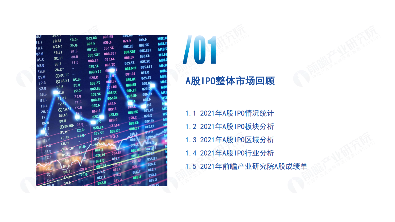 前瞻产业研究院：2021年A股主要行业IPO市场回顾与2022年前景展望专题报告.pdf 第3页
