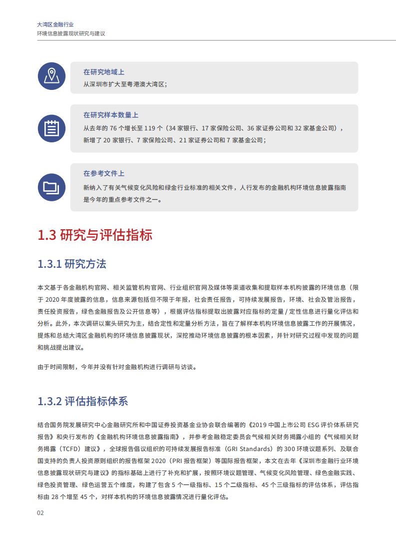 商道纵横：2021年大湾区金融行业环境信息披露现状研究与建议报告.pdf 第4页