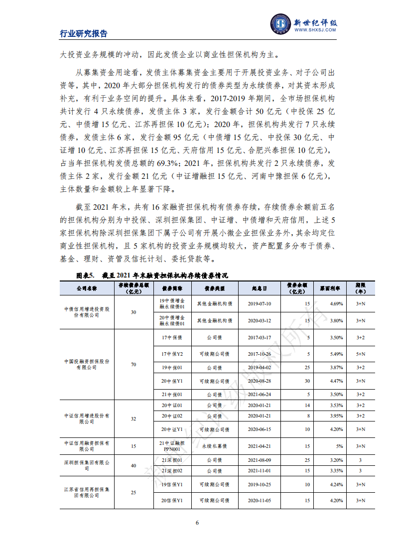 上海新世纪资信：2021年度中国融资担保行业信用回顾与展望.pdf 第6页