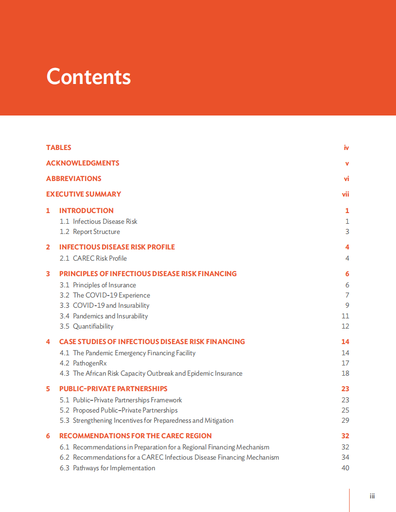 亚开行：建立抵御未来疫情的能力：中亚区域经济合作区传染病风险融资解决方案（英文版）.pdf 第2页