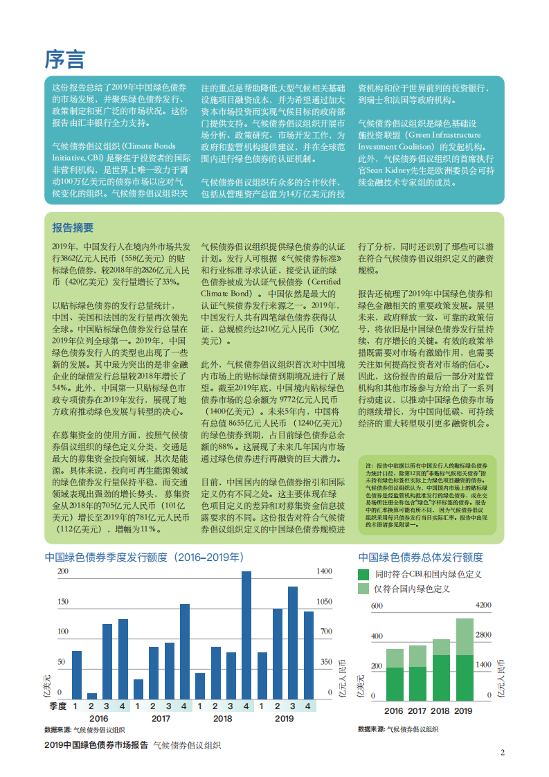 中债研发中心&HSBC：中国绿色债券市场2019研究报告.pdf 第2页