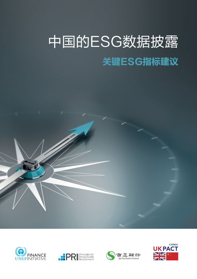 PRI&UNEP FI&世代基金会：中国的ESG数据披露—关键ESG指标建议.pdf 第1页