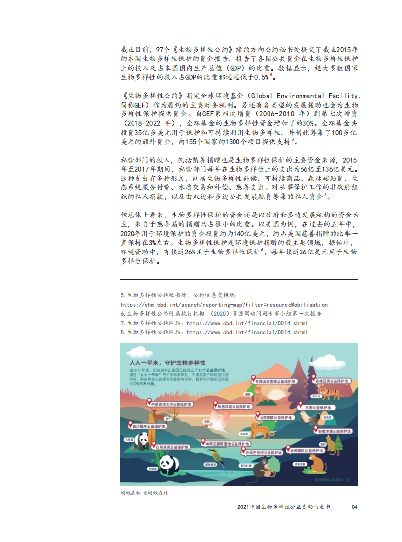 SEE基金会：中国生物多样性公益资助白皮书2021.pdf 第6页