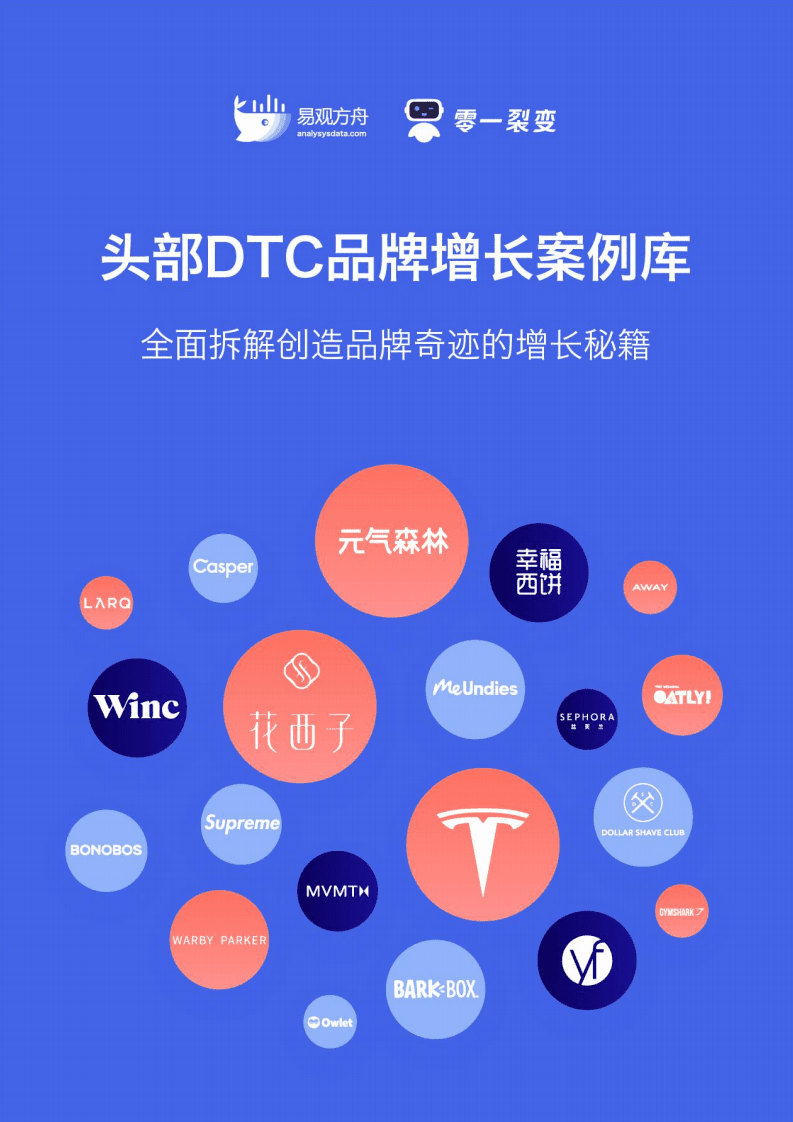 易观方舟：2021头部DTC品牌增长案例库.pdf 第1页