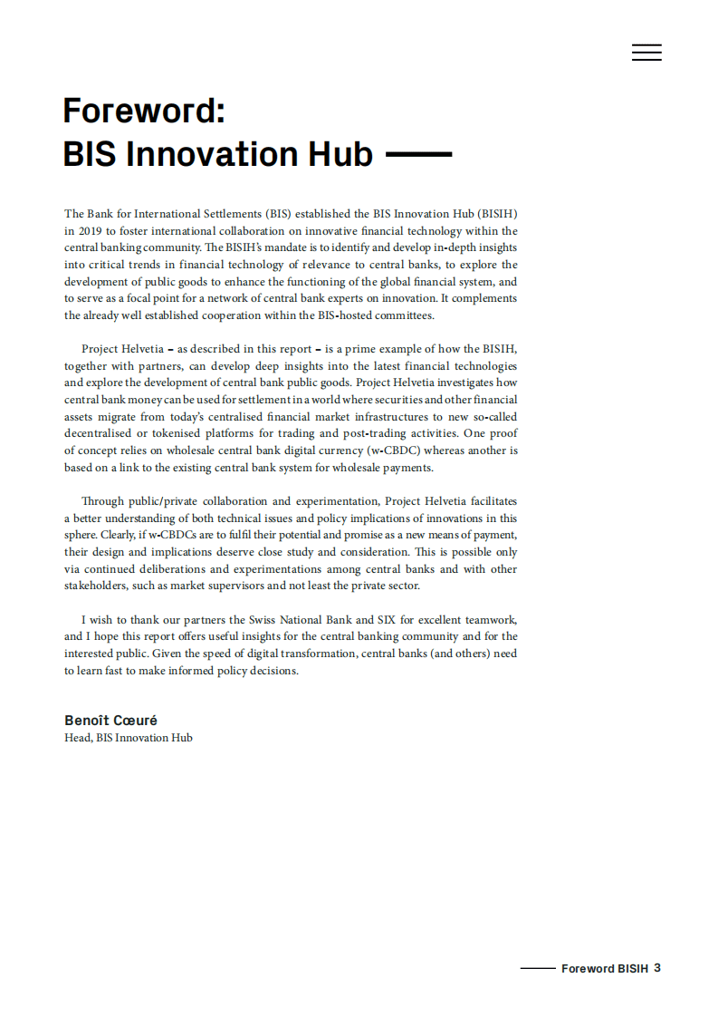 BIS：Helvetia项目-探索央行货币结算代币化资产（英文版）.pdf 第2页