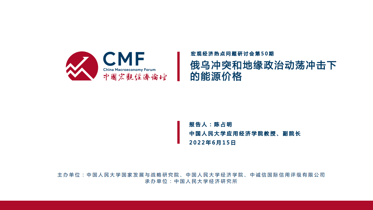CMF：俄乌冲突和地缘政治动荡冲击下的能源价格（2022）.pdf 第2页