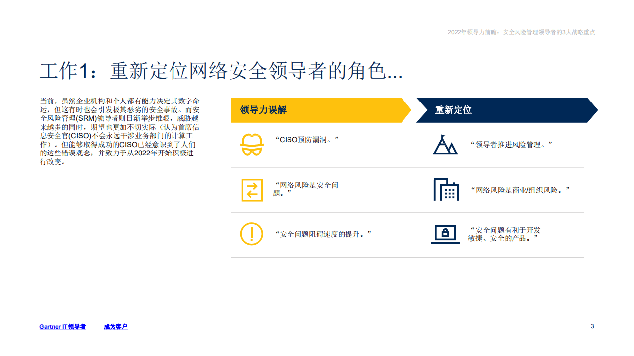 Gartner：2022年领导力前瞻-安全风险管理领导者的3大战略重点.pdf 第3页