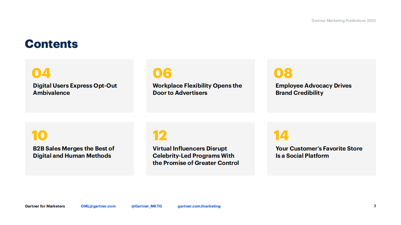 Gartner：2022年营销预测：建立新的联系（英文版）.pdf 第3页