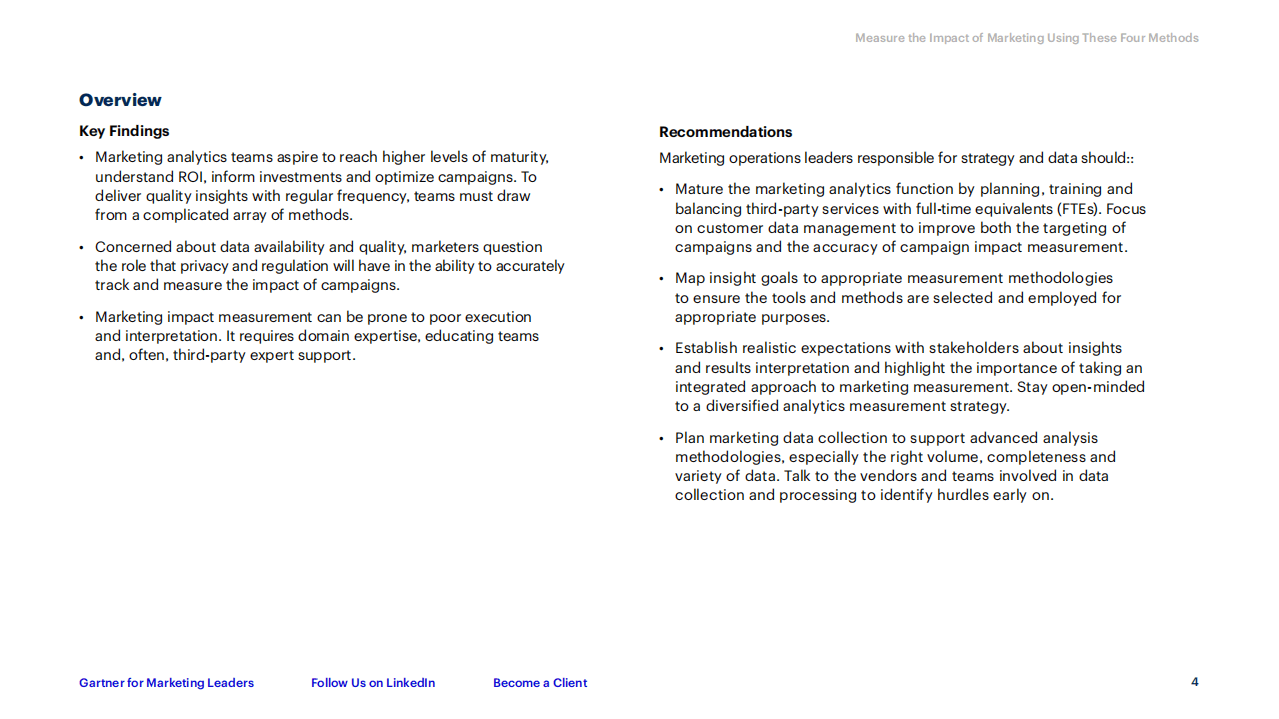 Gartner：用这四种方法衡量营销的影响（英文版）.pdf 第3页