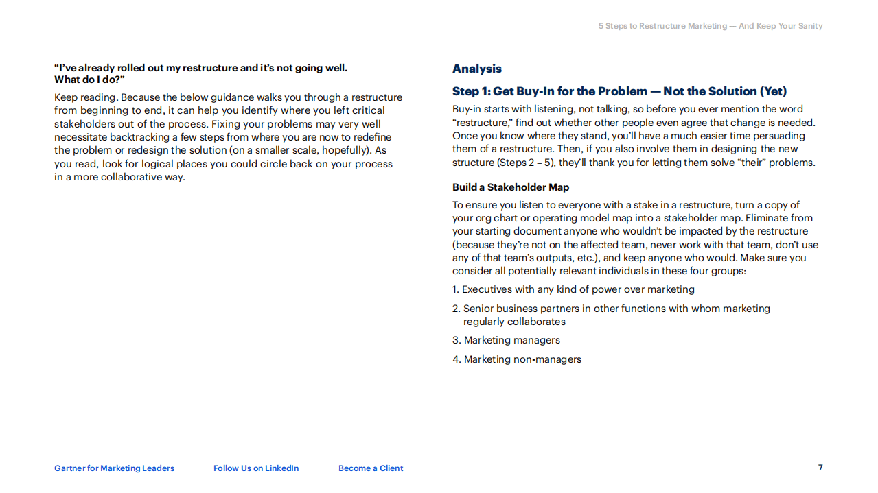 Gartner：重组营销的5个步骤——保持头脑清醒（英文版）.pdf 第6页