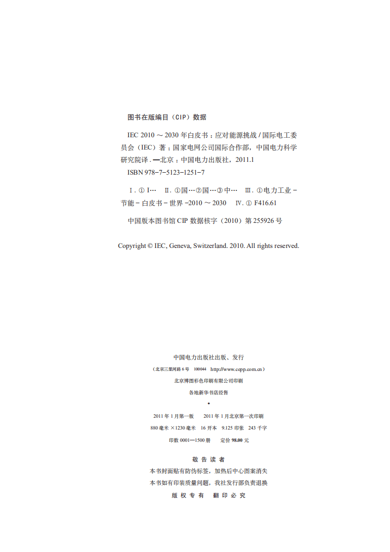 IEC：2010~2030年白皮书—应对能源挑战.pdf 第3页