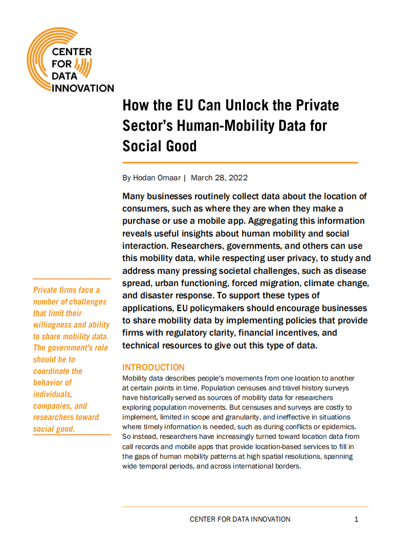ITIF：欧盟如何解锁私营部门的人力流动数据以实现社会效益（英文版）.pdf 第1页