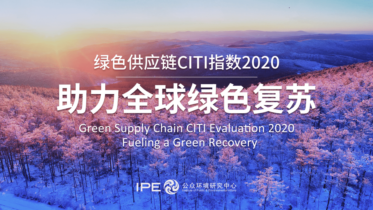 IPE：2020绿色供应链CITI指数年度评价报告.pdf 第1页