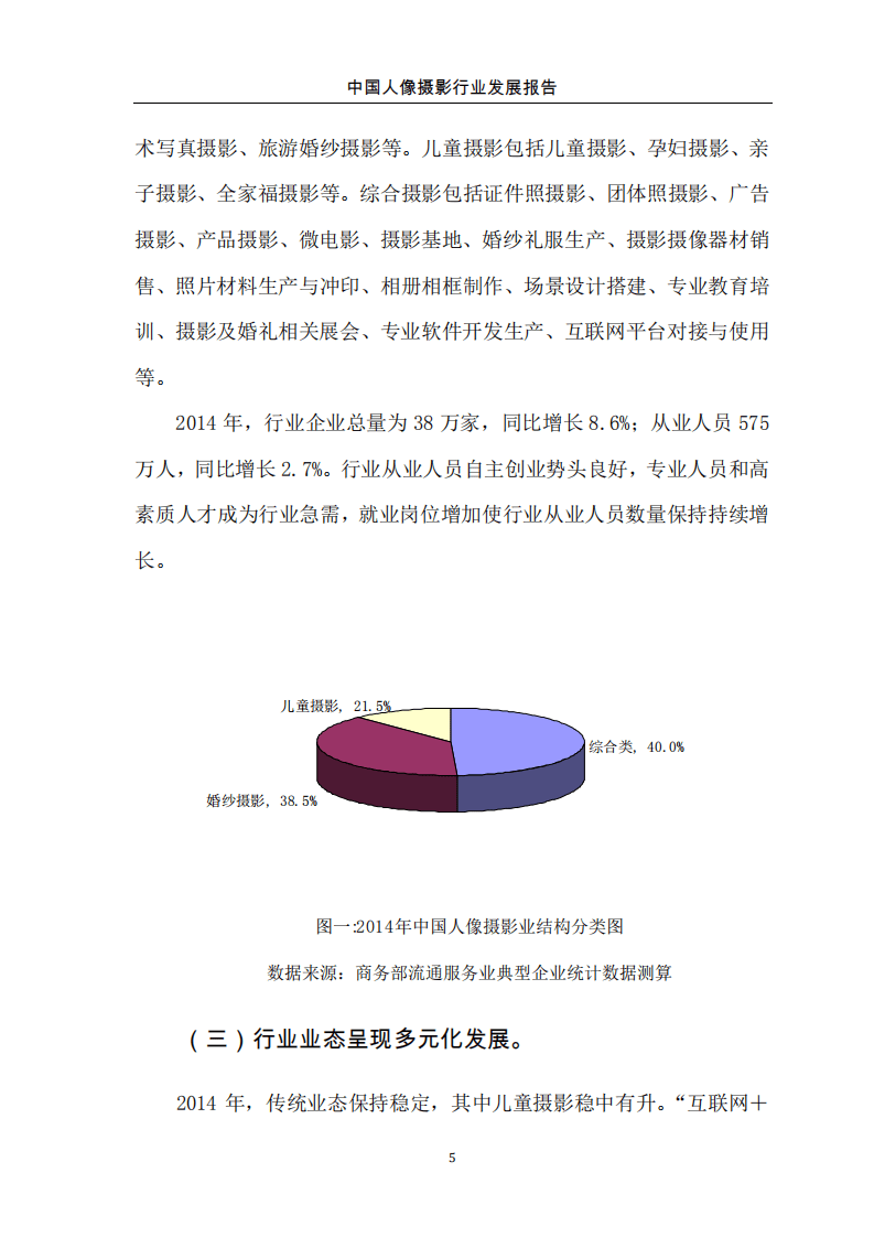 商务部&中国人像摄影学会：2015年中国人像摄影行业发展报告.pdf 第6页