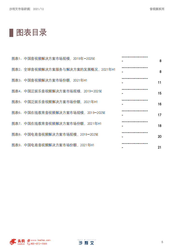 沙利文：2021上半年中国音视频解决方案系列追踪报告.pdf 第5页