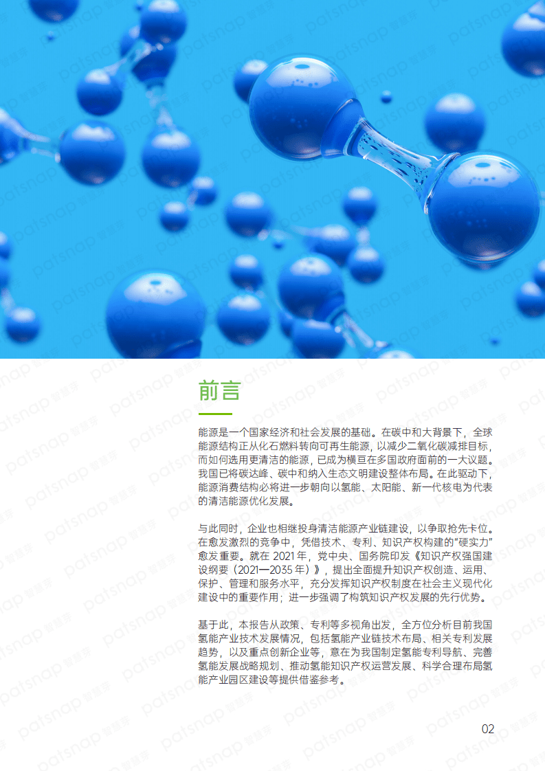 智慧芽：2022年中国氢能行业技术发展洞察报告.pdf 第3页