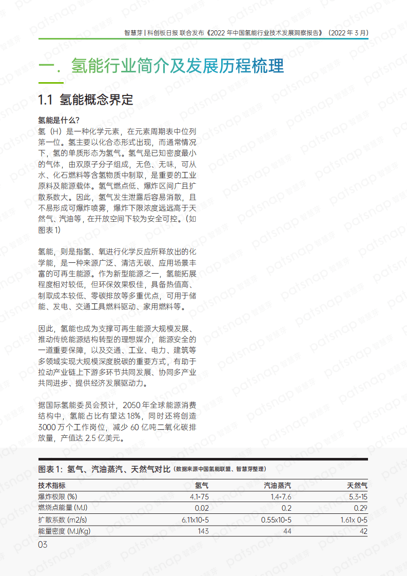 智慧芽：2022年中国氢能行业技术发展洞察报告.pdf 第4页