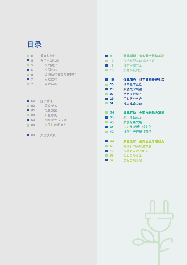 中国电信：2021年企业社会责任报告.pdf 第4页