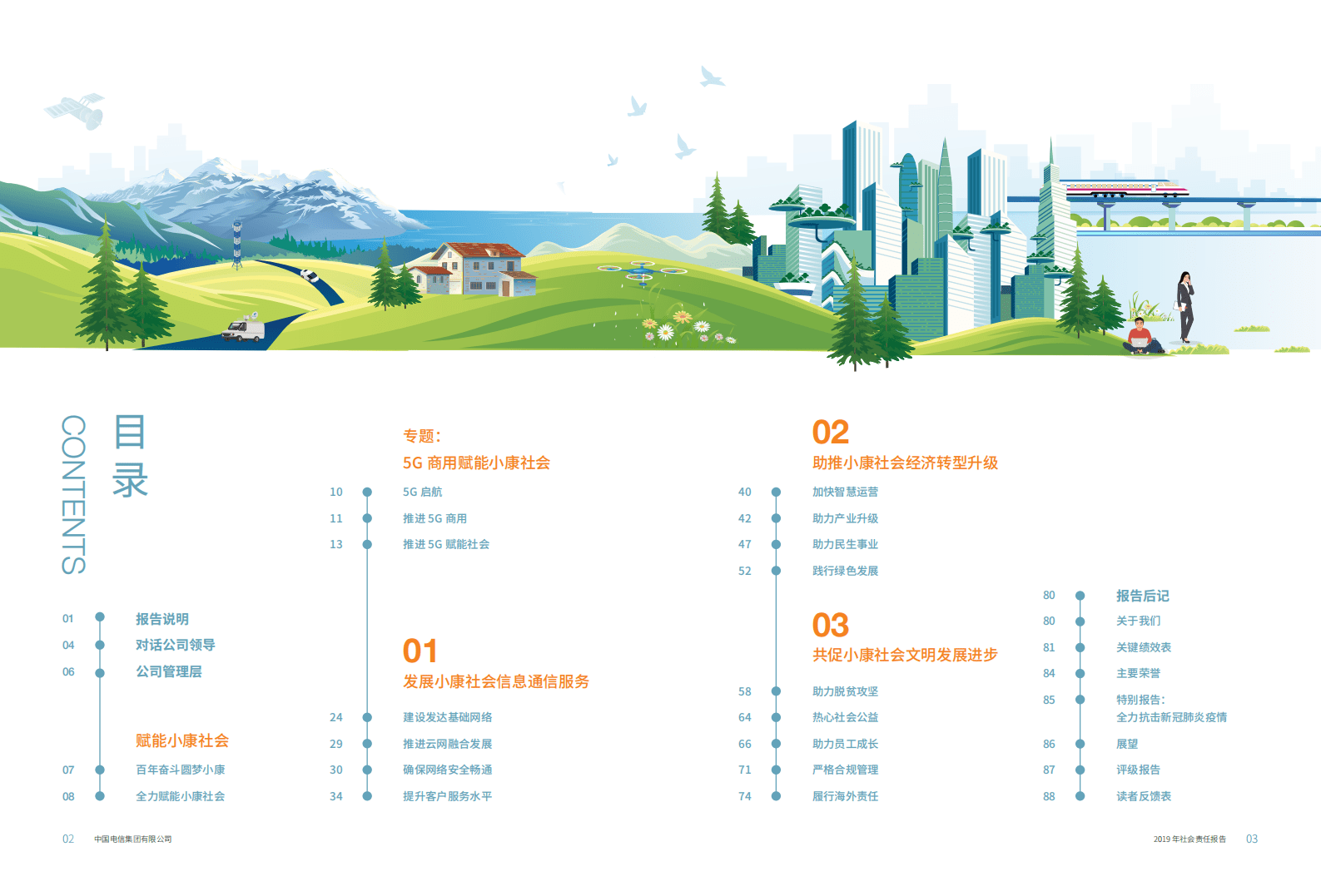 中国电信：2019年企业社会责任报告.pdf 第3页