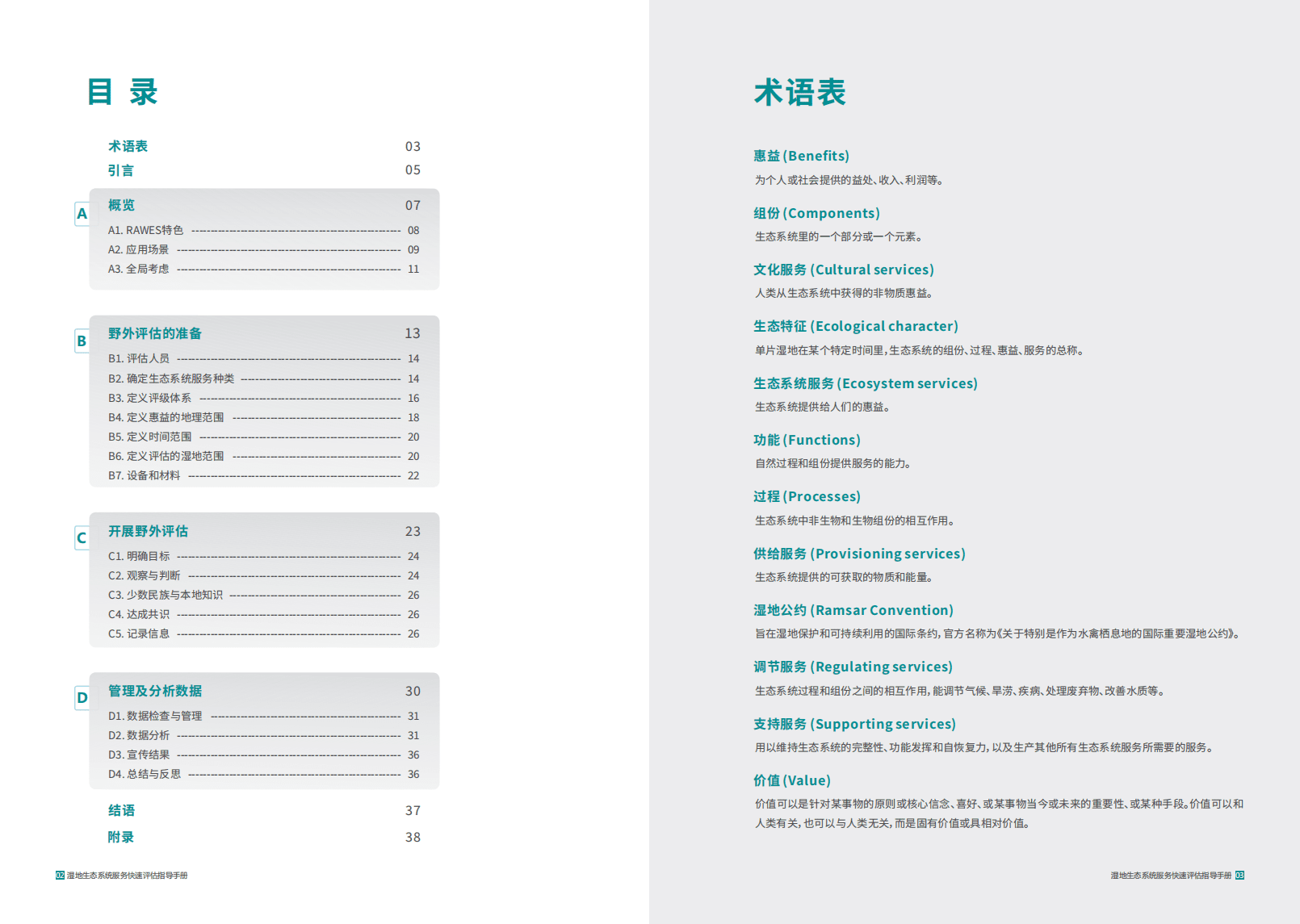 世界自然基金会：2022湿地生态系统服务快速评估指导手册.pdf 第4页