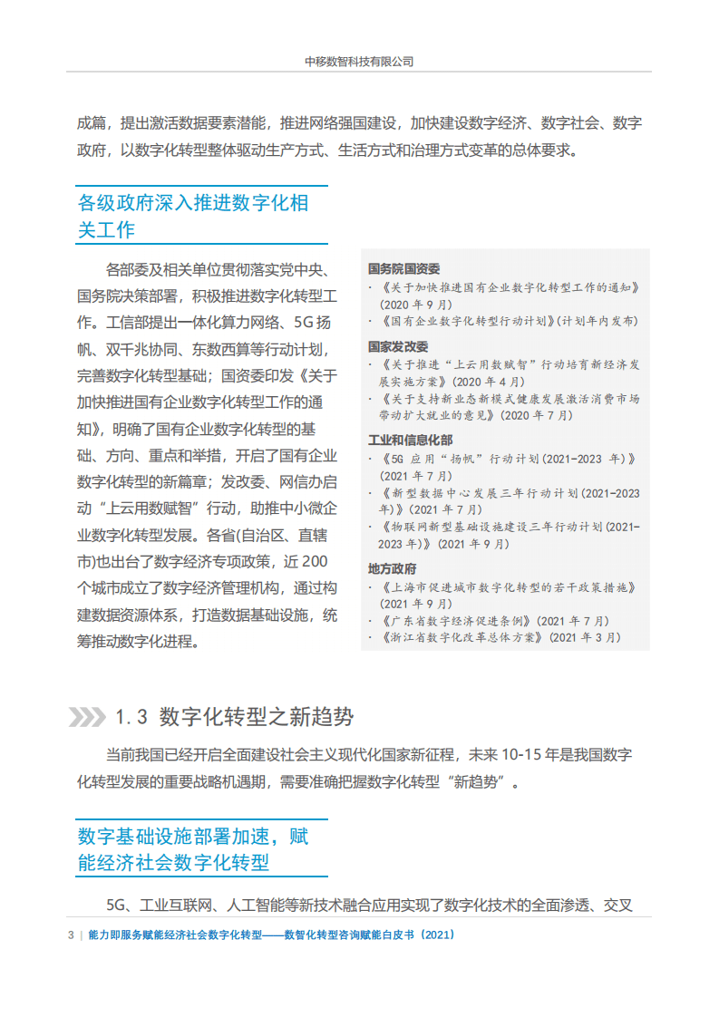 中国移动：数智化转型咨询赋能白皮书（2021）.PDF 第6页