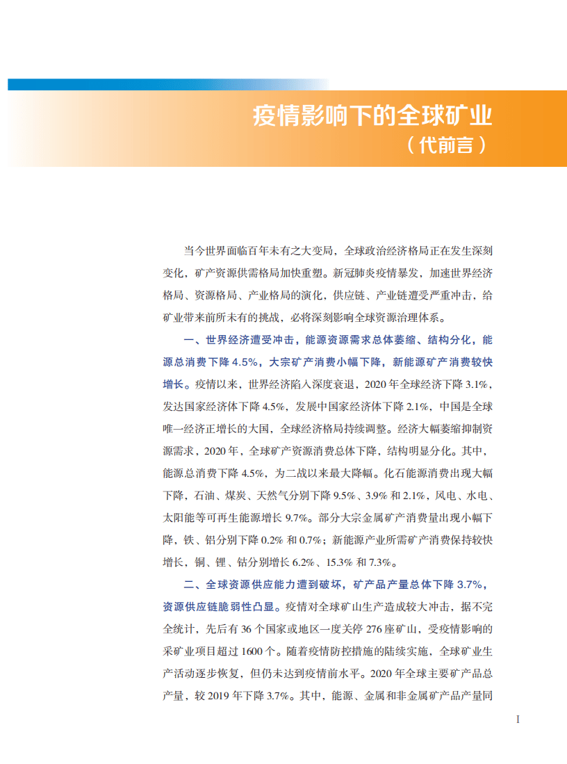 自然资源部：全球矿业发展报告（2020-2021年）.pdf 第2页