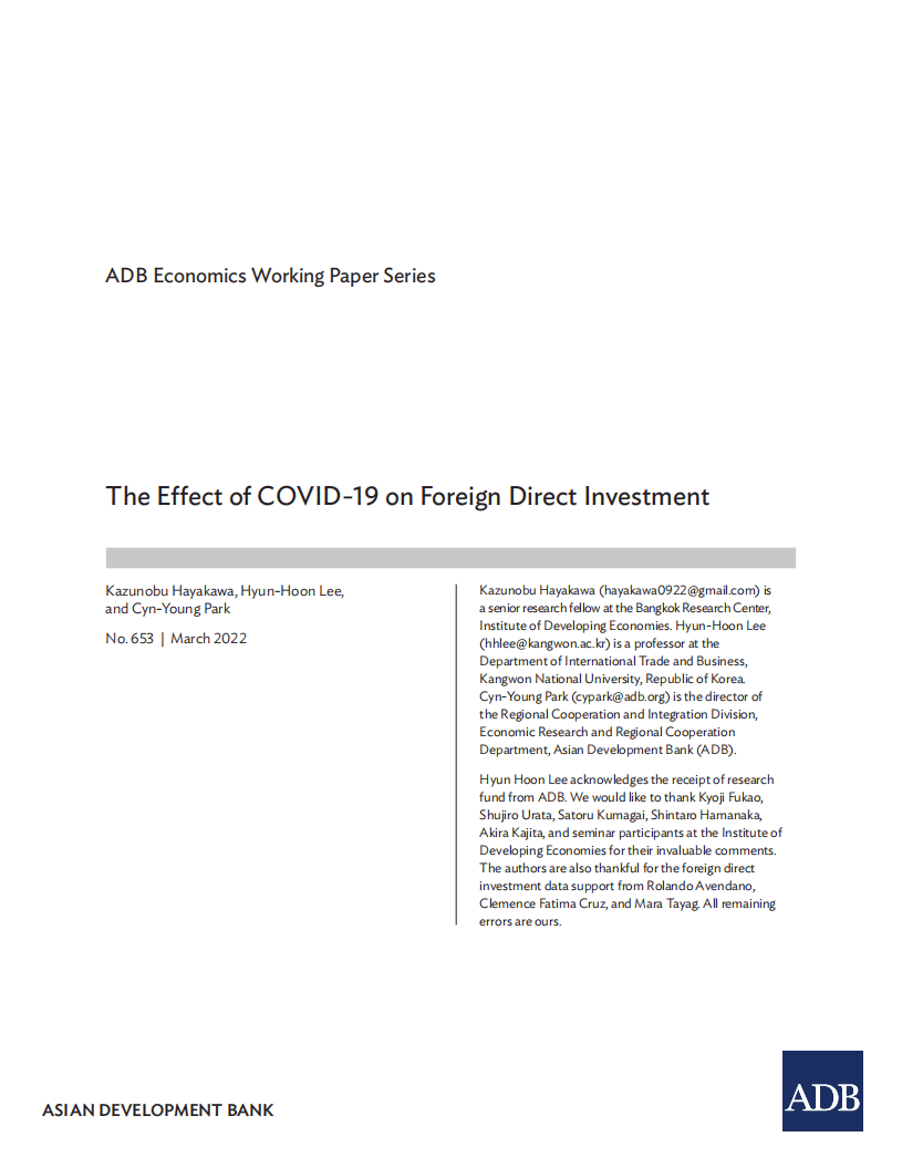 亚开行：新冠疫情对外商直接投资的影响（英文版）.pdf 第2页