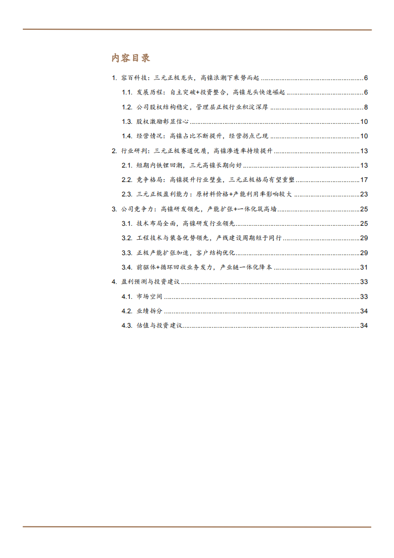 2021年三元正极市场空间与容百科技公司竞争力分析报告.pdf 第1页