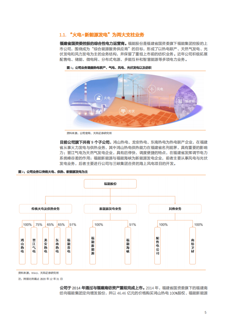 2021年福能股份公司新能源装机与火电资产盈利能力分析报告.pdf 第4页