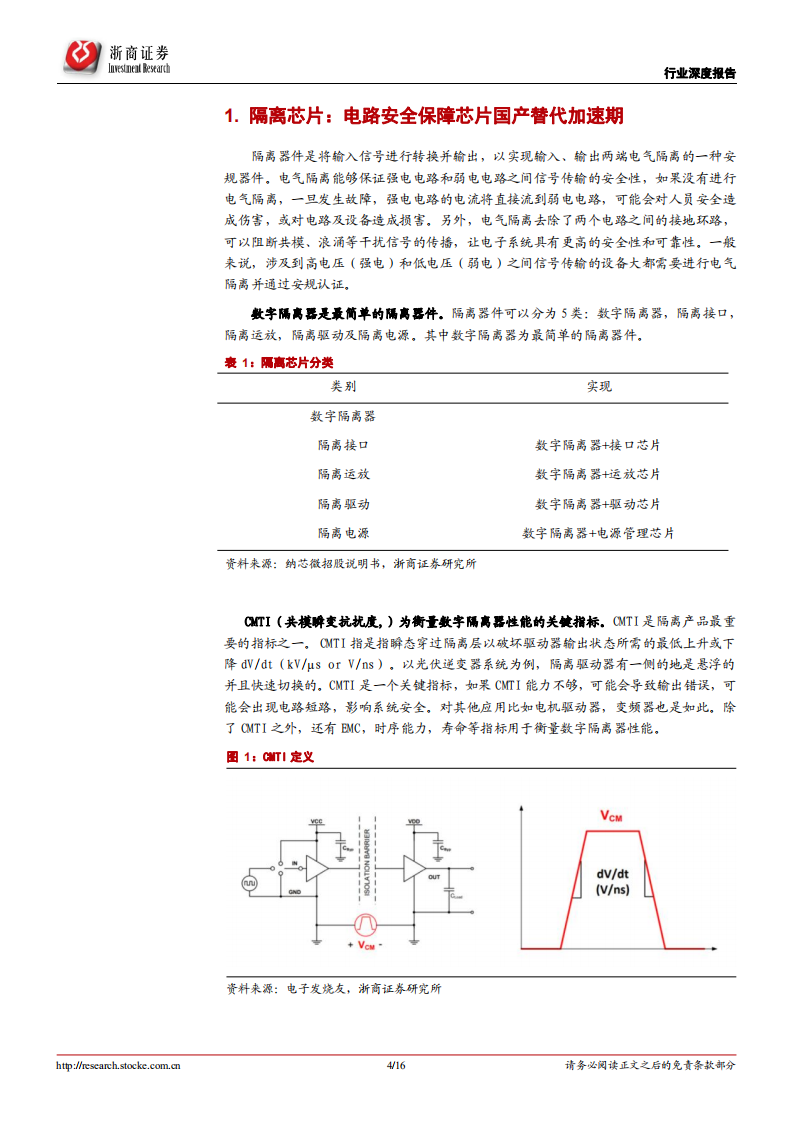 半导体行业深度报告：隔离芯片，电路安全保障，新能源产业驱动&ldquo;隔离+&rdquo;产品空间上行-220421.pdf 第4页