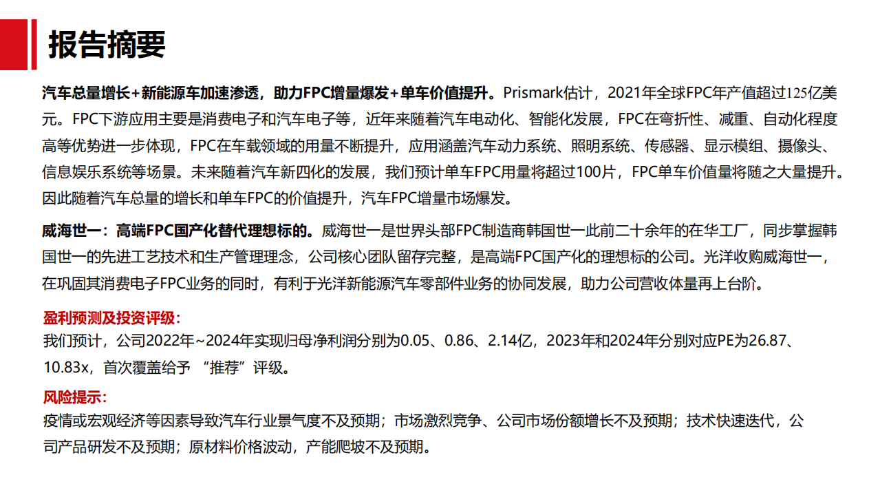 光洋股份-公司深度报告：汽车轴承、新能源、FPC业务国产替代分析-220517.pdf 第3页