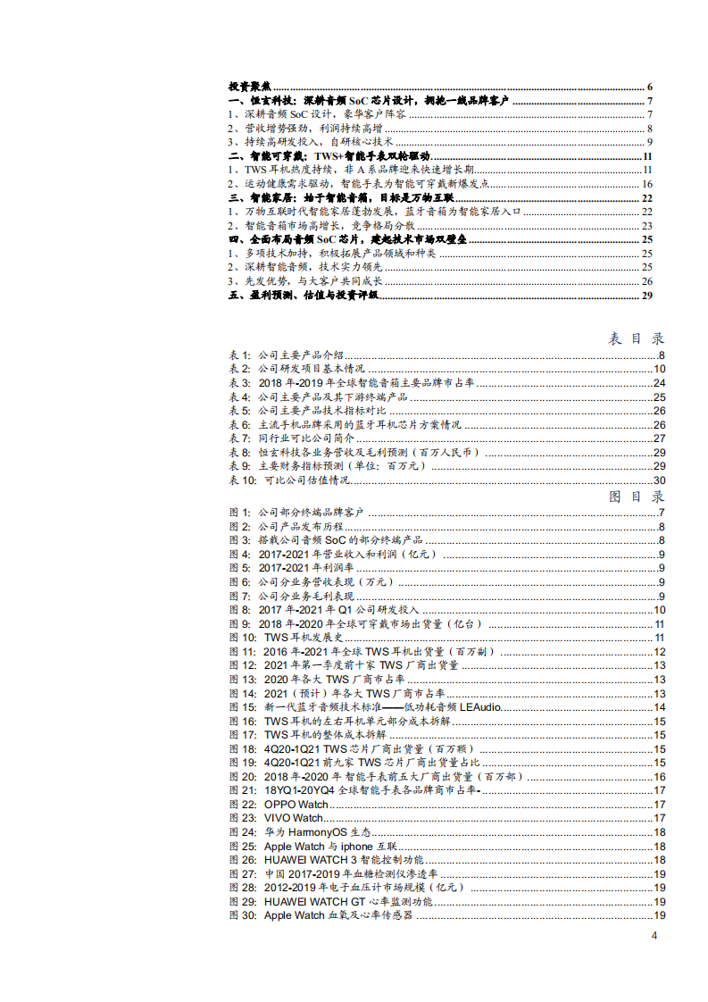 2021年恒玄科技公司智能音频 SoC 芯片与AIoT多领域布局分析报告.pdf 第1页