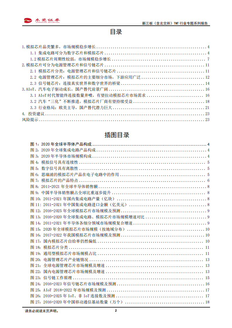 新三板（含北交所）TMT行业专题系列报告：模拟芯片下游应用广泛，行业稳健成长-220429.pdf 第2页