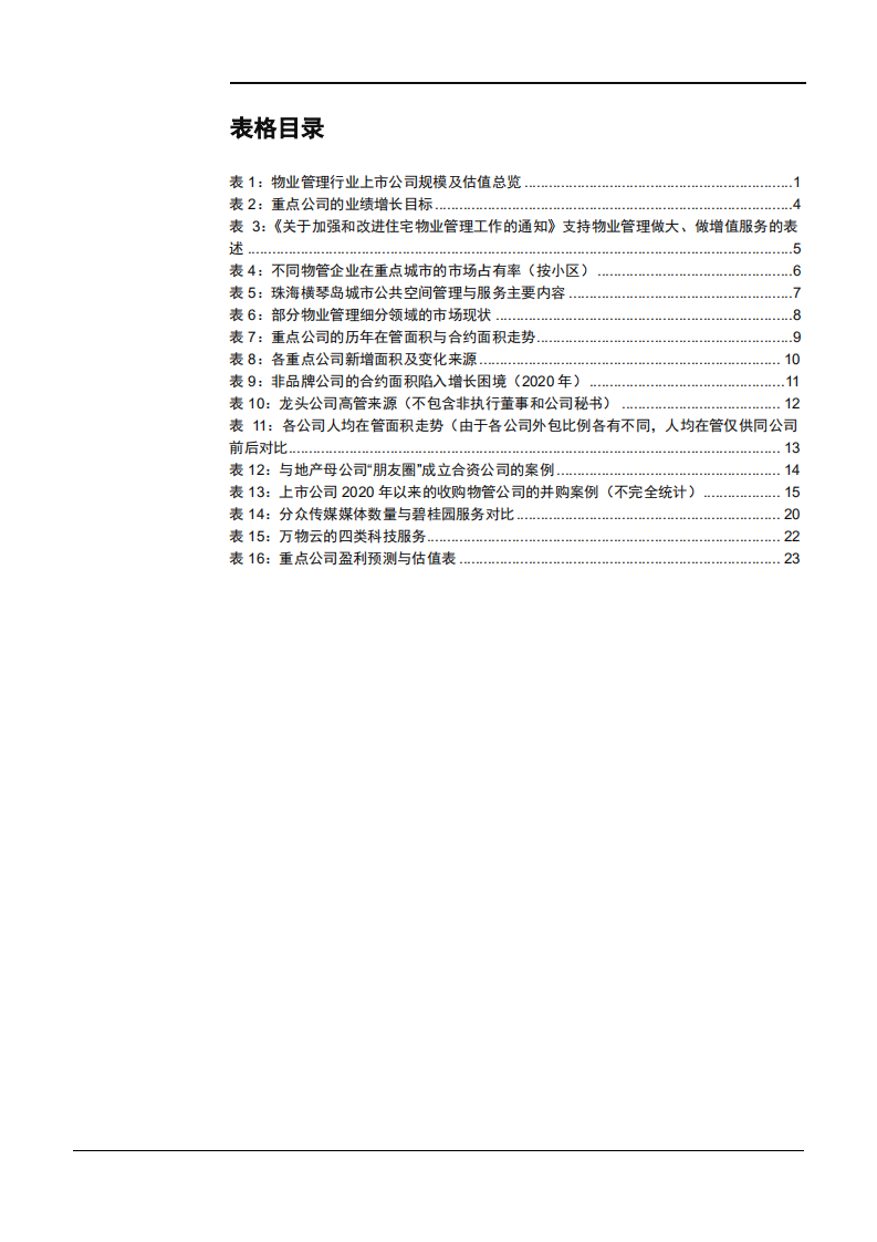 物业管理行业2020年年报总结分析报告.pdf 第3页