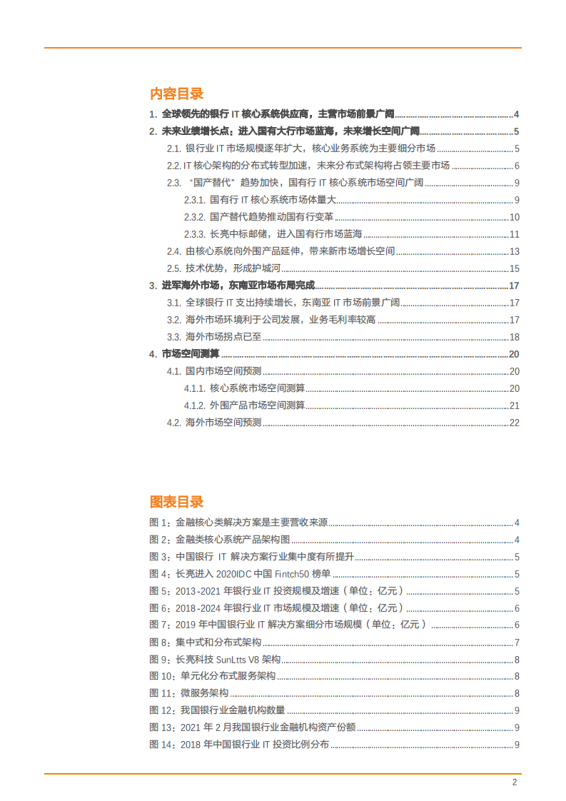 2021年长亮科技公司海外布局与银行业 IT 市场研究报告.pdf 第1页