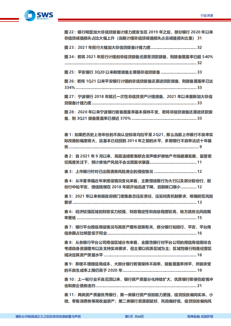 银行业上市银行资产质量专题报告：新起点、新征程，把握质地优、拨备足的好银行-220331.pdf 第5页