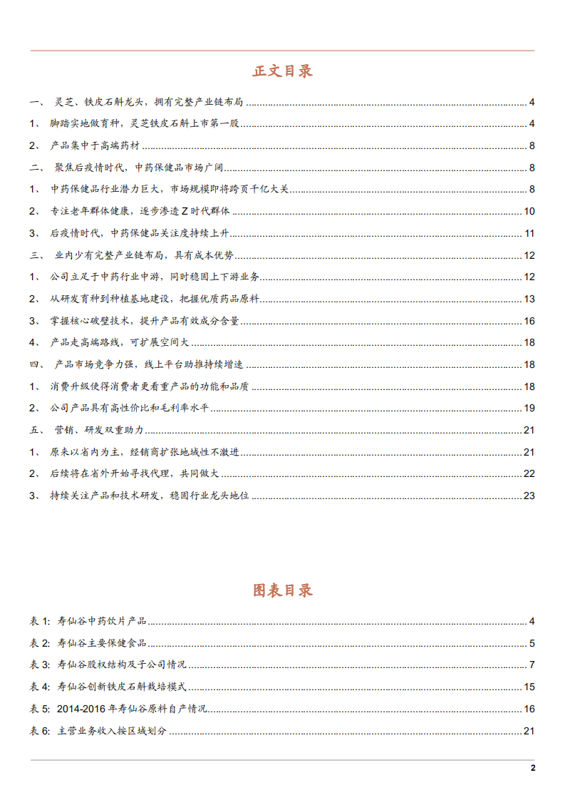 2021年中药保健品行业市场需求研究及寿仙谷企业产业链布局优势分析报告.pdf 第1页