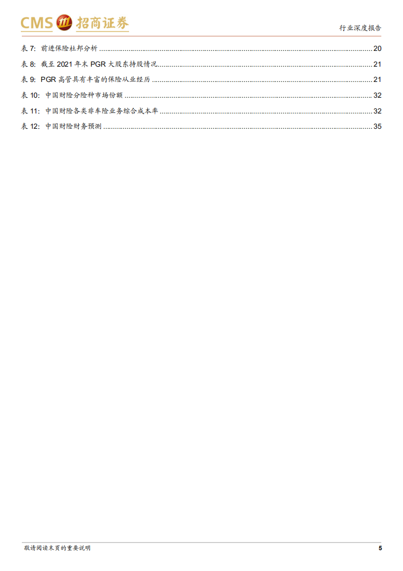 非银行金融行业美国前进保险发展启示录：中国财险长期投资价值展望-220629.pdf 第5页