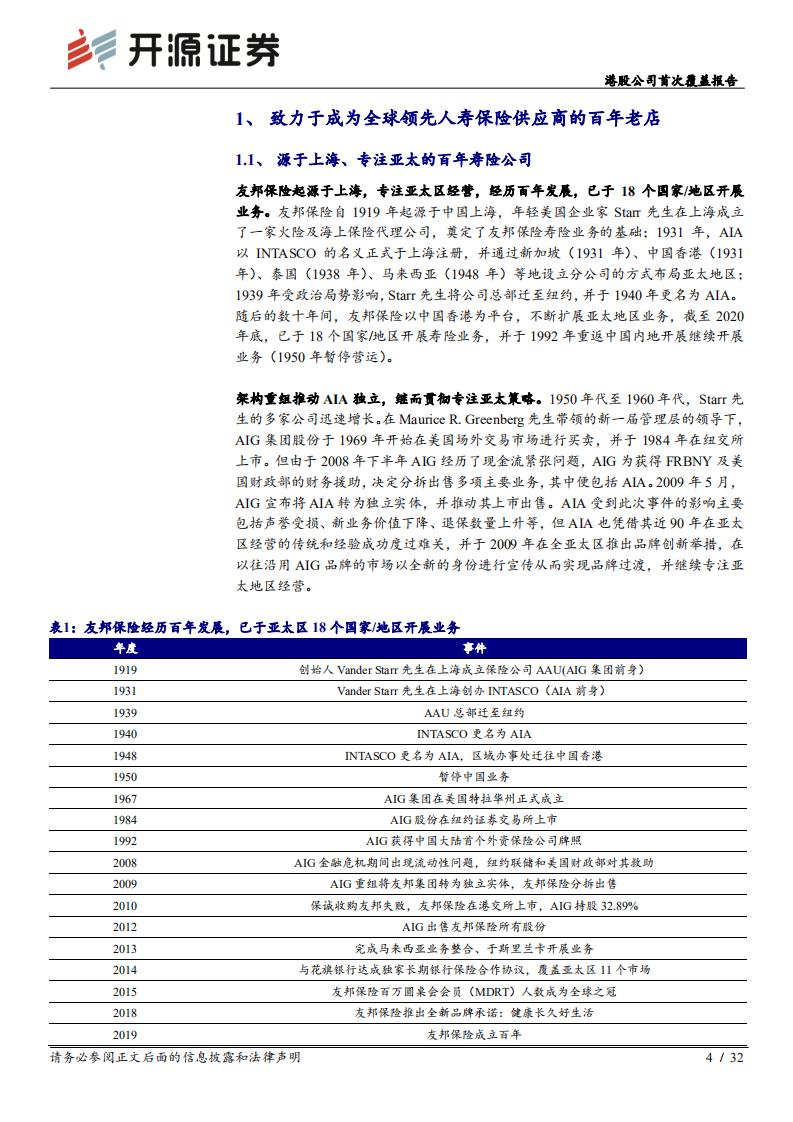 友邦保险-首次覆盖报告：专注高潜亚太地区，&ldquo;最优&rdquo;策略助力持续成功-220424.pdf 第4页