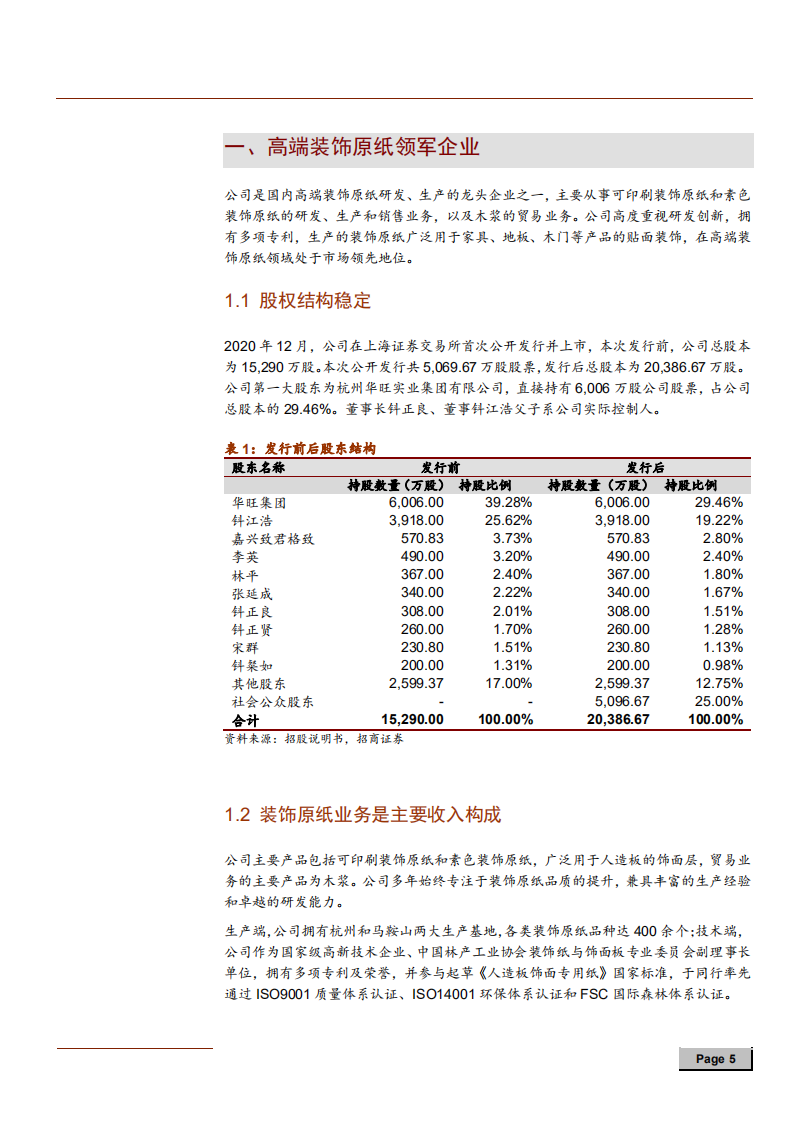 2021年华旺科技公司技术优势与中高端装饰原纸行业格局分析报告.pdf 第4页