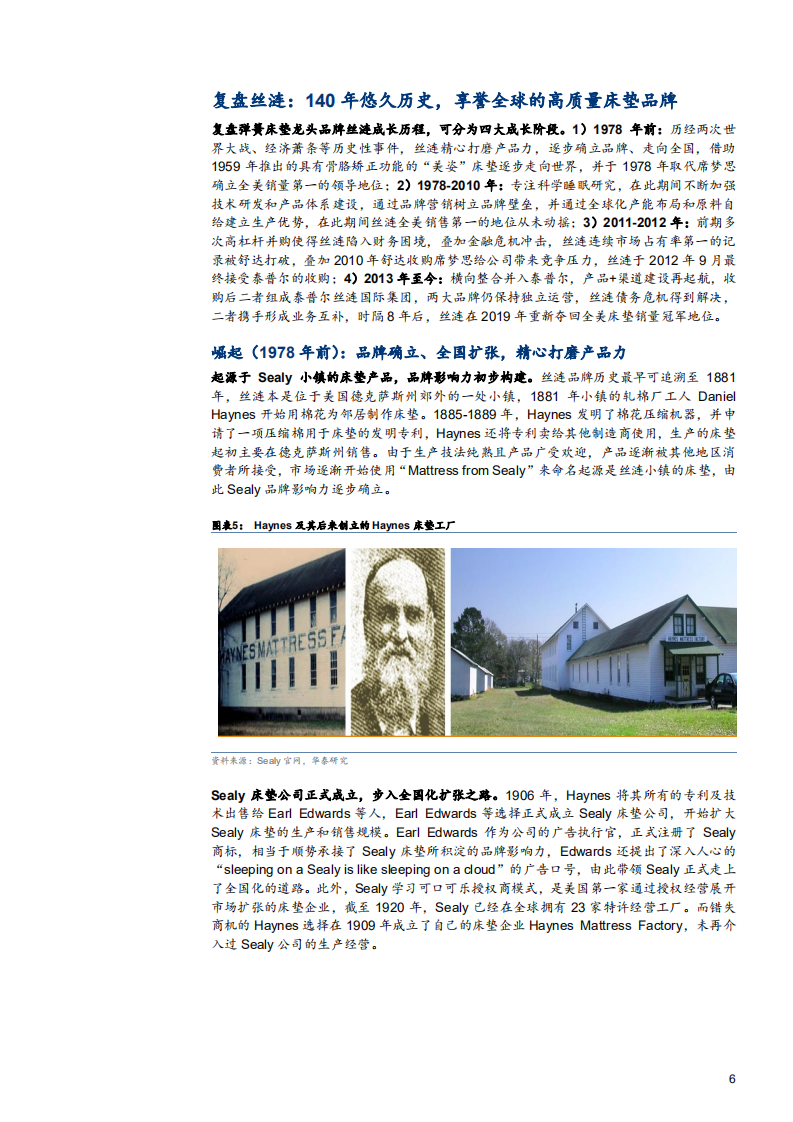 2021年美国床垫行业丝涟公司发展历程与成功经验分析报告.pdf 第5页