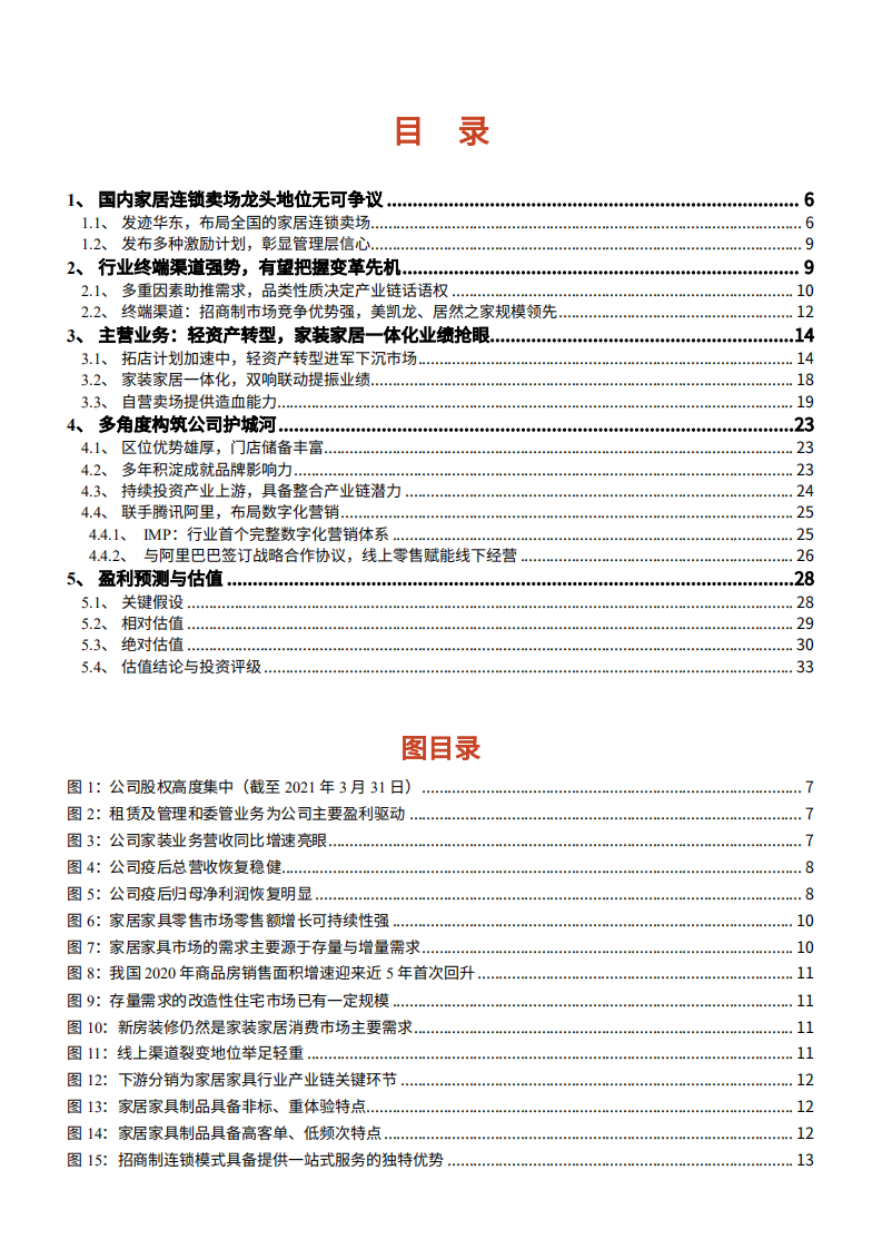 2021年美凯龙公司轻资产转型与中国家具卖场行业研究报告.pdf 第1页
