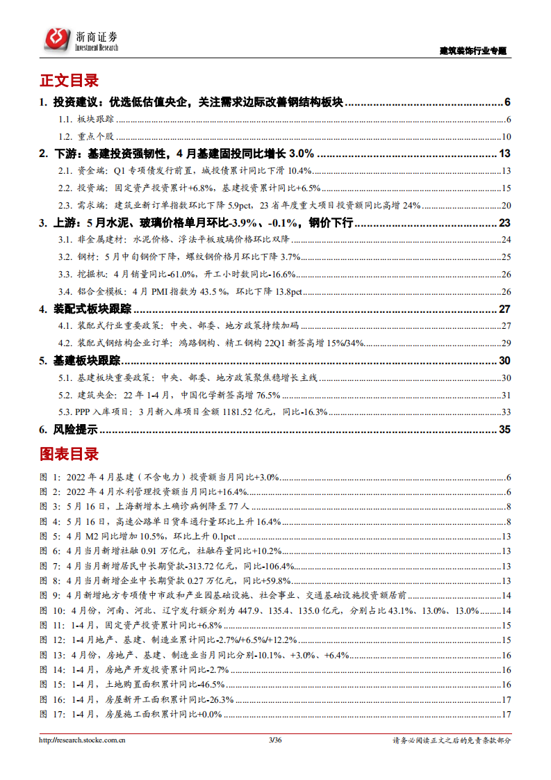 建筑装饰行业专题报告：水利投资表现强劲，优选低估值央企、关注基本面边际改善板块-220518.pdf 第3页