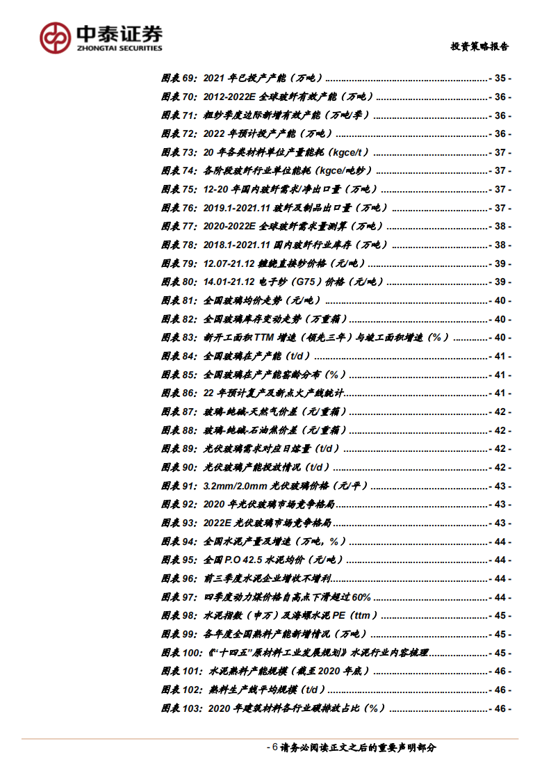非金属建材与新材料行业2022年度投资策略报告：传统建材否极泰来，新兴材料乘势而上-20220107.pdf 第6页