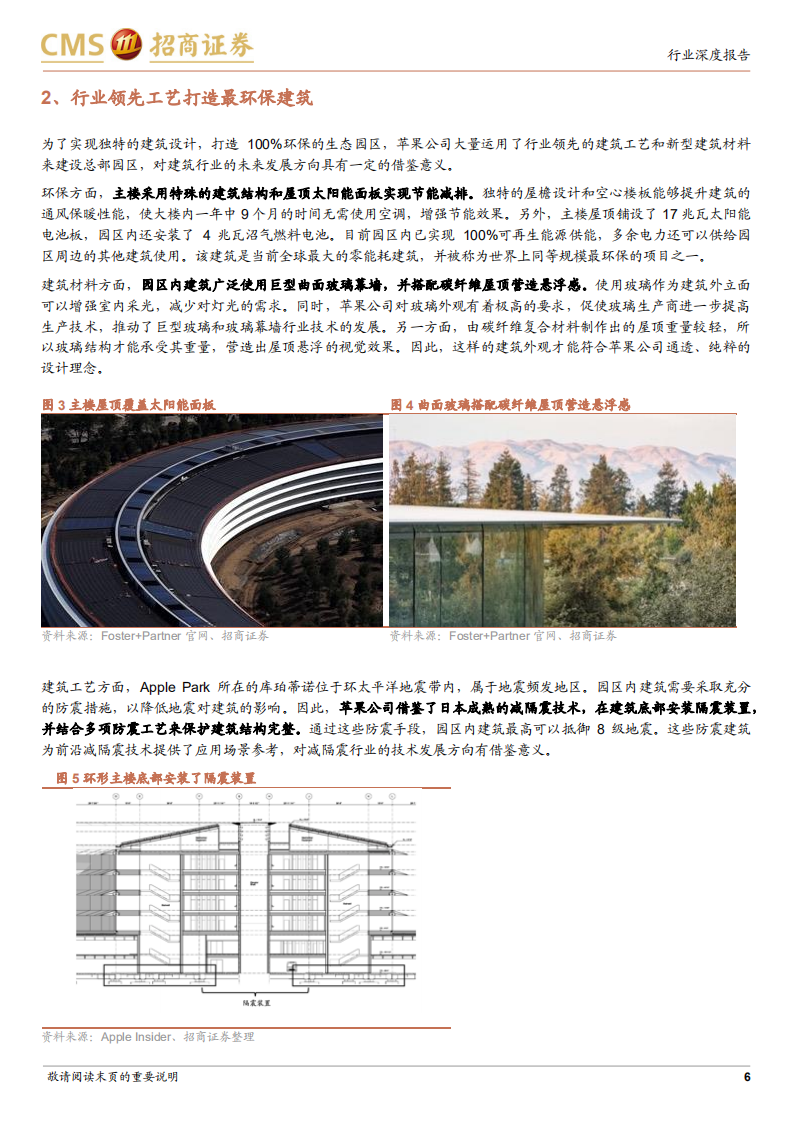 建筑工程行业绿色建筑主题深度报告：集结前沿建筑工艺，Apple Park对建筑行业发展的启示-220602.pdf 第6页