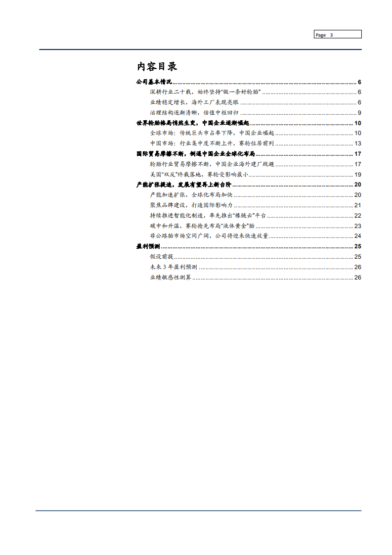 2021年世界轮胎行业市场格局变化分析及国产龙头赛轮轮胎研究报告.pdf 第1页