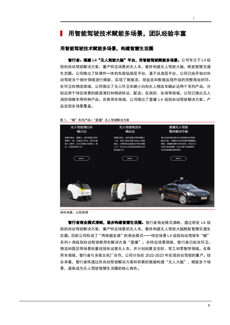 2021年智能驾驶初创公司智行者无人驾驶应用场景分析报告.pdf 第3页