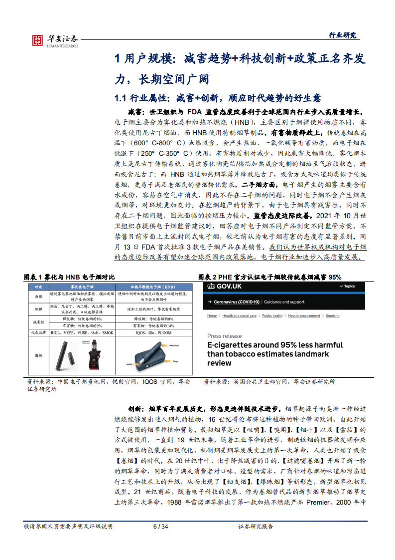 2021年电子烟行业用户规模及雾化、HNB、烟草薄片、合成尼古丁、烟具市场测算报告.pdf 第4页