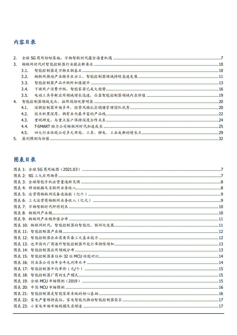 2021年智能控制器行业拓邦股份公司竞争优势分析报告.pdf 第1页